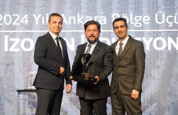 İzocam Bölge 3.lüğü Ödülümüzü Teslim Aldık