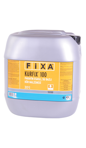 KÜRFİX® 100 Parafin Esaslı, Su Bazlı Kür Malzemesi